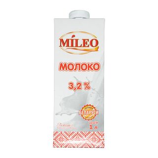 Молоко Mileo 3.2% 1 Л