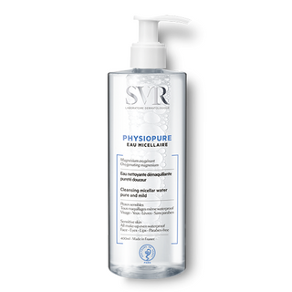 ესვიერი SVR - PHYSIOPURE სახის გამწმენდი მიცელარული წყალი 400მლ 255 SVR - PHYSIOPURE Micellar Water 400ML 0255