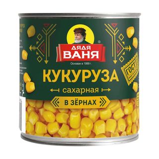 Кукуруза Дядя Ваня деликатесная консервированная 340 г