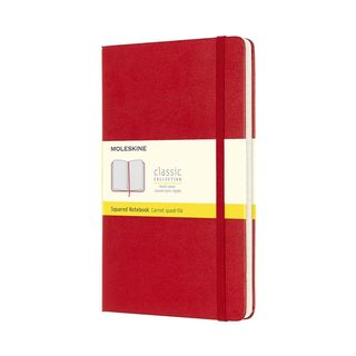 Записник Moleskine Classic Середній / Клітинка Червоний