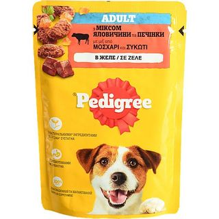 Корм Педігрі 100г яловичина печінка желе