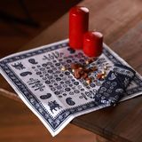 ხელსახოცი"მთიულეთი" - 40x40 თეთრი (6ც.)