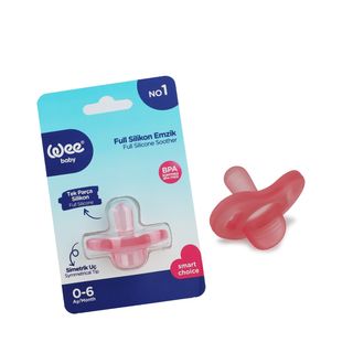 ვიი ბეიბი მატყუარა 5617 სილიკონის 0-6თვ.(1 ცალი)