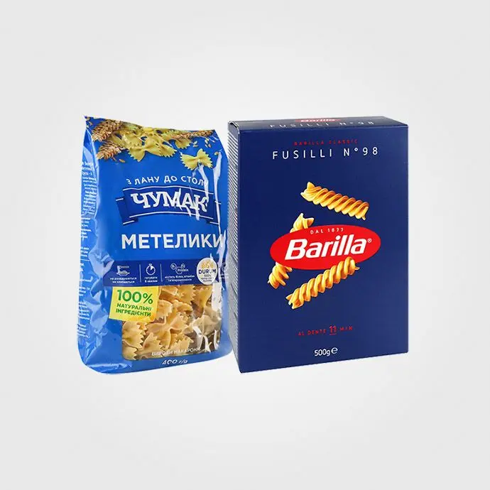 Макаронні вироби та крупи
