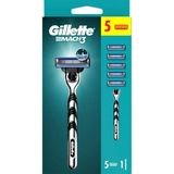 Станок чоловічий Gillette Mach 3 з 5 картриджами 1шт