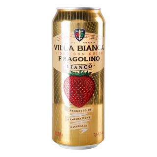 Сидр VILLA BIANCA Fragolino Bianco 7-8.5% ж/б / 0,5л