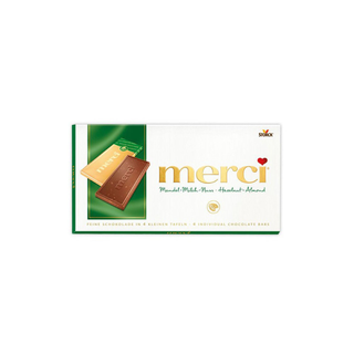 MERCI რძიანი შოკოლადის ფილა თხილით 100გრ/4014400914252