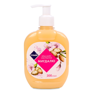 Крем-мило «Премія»® з екстрактом мигдалю 300мл