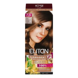 Крем-фарба Elitan intensive 7.81 Сяючий перламутрово-русявий