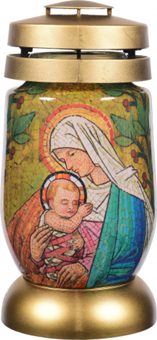 Лампада Bolsius 36 год. Maрiя золота арт. 100694926982