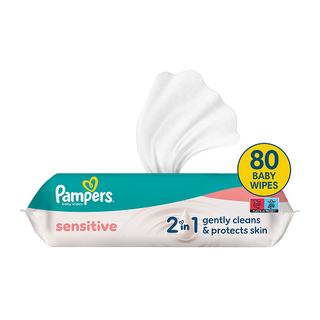 Дитячі вологі серветки Pampers Sensitive 80 шт.