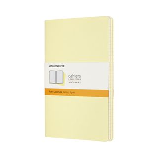 Записник Moleskine Cahier Середній / Лінійка Ніжний Жовтий