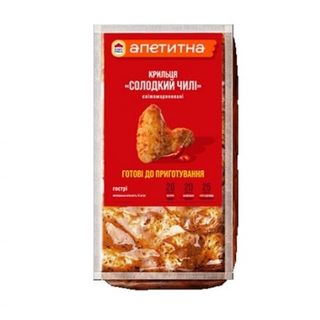 Крило кypчaт-бpойлepів Нaшa Рябa в маринаді охолоджене вак/упак 100гр