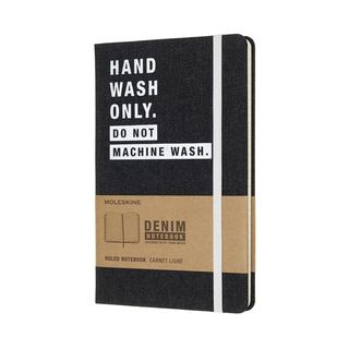 Записник Moleskine Denim Середній / Лінійка Hand Wash