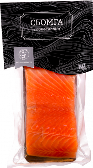 Риба Сьомга філе-шматок с/с в/у 100г Українська Зірка