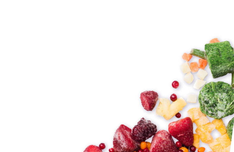 Фрукты, ягоды и овощи замороженные