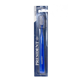 პრეზიდენტი - კბ/ჯაგრისი White საშუალო 0 Toothbrush White Medium