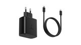 Samsung 25W PD Adapter with Type-C to Type-C Cable Black
