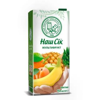 Нектар Наш Сік Мультифруктовий 950мл