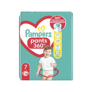 პამპერსი - Pampers ტრუსი ბავშვის საფენი ზომა 7 38 ცალი 9387