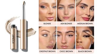 Iconic London - Tint & Texture Brow Perfecting Gel Ash Blonde