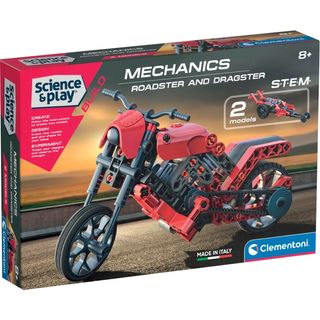 Clementoni Science Museum - ასაწყობი კონსტრუქტორი "Roadster and Dragster"