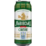 Пиво Львівське світле 4,3% 0,48 л