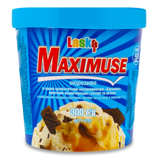 Морозиво Laska Maxsimuse, відро 300г