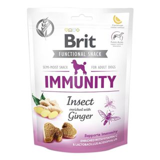 Brit Care Immunity функціональні ласощі д/соб. комахи з імбиром, 150 г