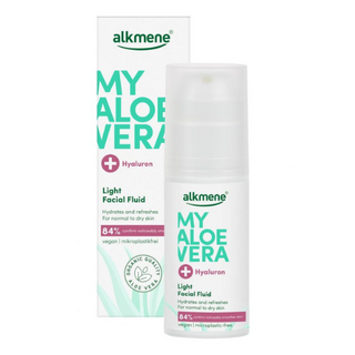 ალკმენე - ალოე ვერა სახის ფლუიდი დამატენიანებელი ნორმ/მშრალი კანის ვეგანური 50მლ 0 alkmene My Aloe Vera Light Facial Fluid. 50ml