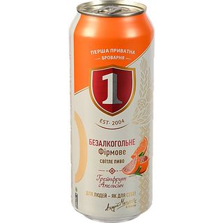 Пиво ППБ 0.5л апельсин грейпфрут б.а з.б