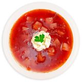 Борщ по-домашньому з м'ясом