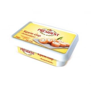Крем-сир 180г President Класичний 24,5%