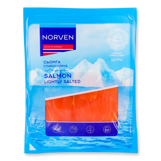 Сьомга С/С Наріз В/У 70Г Норвен