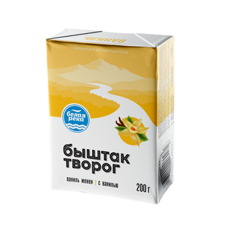 Творог Белая река ваниль, 200 гр.
