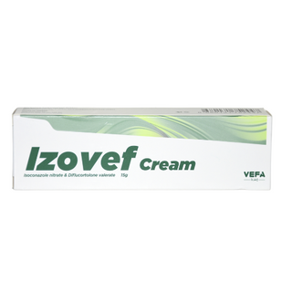 იზოვეფი კრემი (10მგ+1მგ)1გრ 15გრ ტუბი #1 0 Izovef Cream 10mg+1mg/1gr 15gr #1