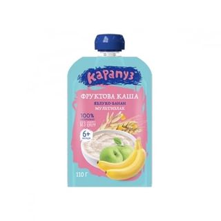 Каша 110 г Карапуз мультизлакова з яблучно-банановим пюре