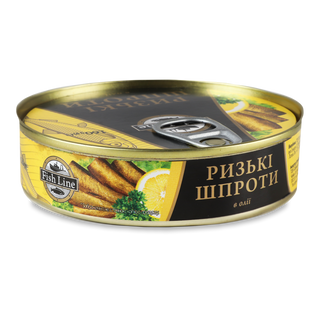 Шпроти Fish Line Ризькі в олії 160г