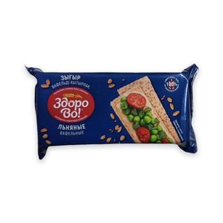 Здорово! Хлебцы Вафельные Льняные 70 Гр