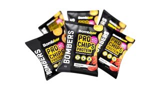 BOMBBAR PRO მთლიანი მარცვლეულის პროტეინის ჩიფსი - ლობსტერი