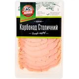 Карбонат Алан Столичний варено-копчений нарізка, 100г