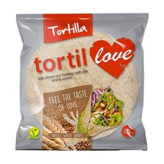 Тортилья Tortillove з цільнозернового борошна 240г