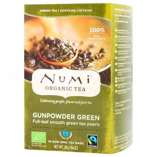 Чай NUMI ORGANIC TEA Зелений Органічний Numi Ганпаудер Грін 18х2г пак. 36 г
