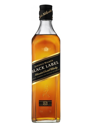 Віскі Блек Лейбл / Black Label, Johnnie Walker, 12 років, 43%, 0.5л