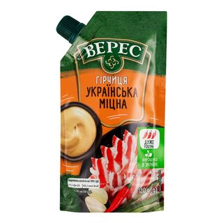 Гірчиця ВЕРЕС Українська міцна д/п / 120г / 24