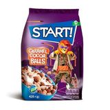 Сухі сніданки 420 г Start кульки зі смаком карамелі та какао м/уп