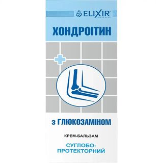 Крем-бальзам Еліксір хондроітин з глюкозаміном 75 мл