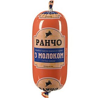 Ковбаса Ранчо 350г з молоком 1г
