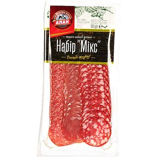 Набір.Алан 120г колбасний мікс фас. в.г