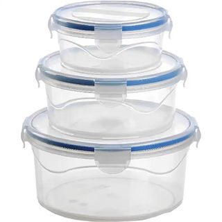 Комплект ємностей Click With Lock вакуумних круглих 3 шт (450х950х1900 мл)
